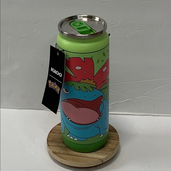 Igloo Pokémon 16 Oz Tumbler Bulbasaur Stainless Steel Can NWT - Picture 12 of 12